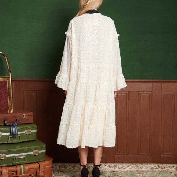 Sister Jane - Chandelier Chiffon Midi Dress NWT - L+ - Picture 3 of 7